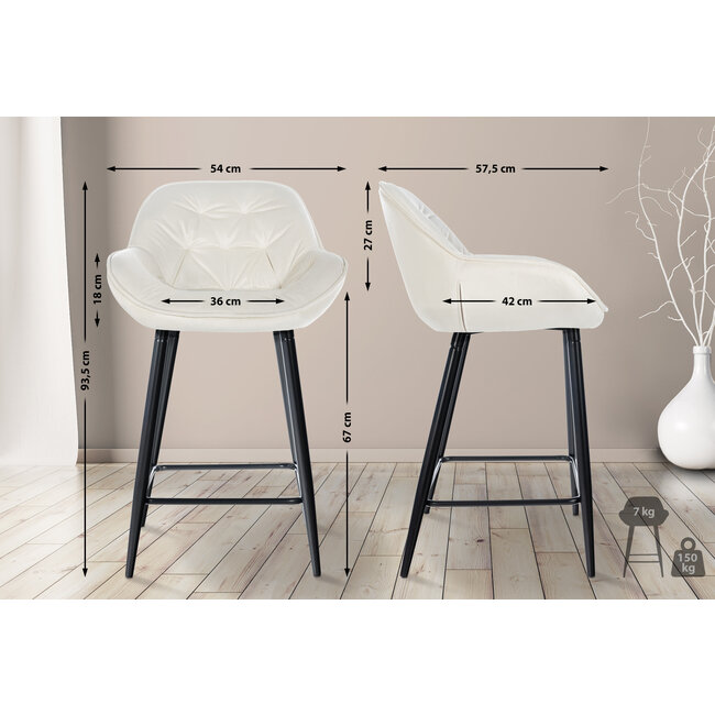 Barhocker Gibson Samt