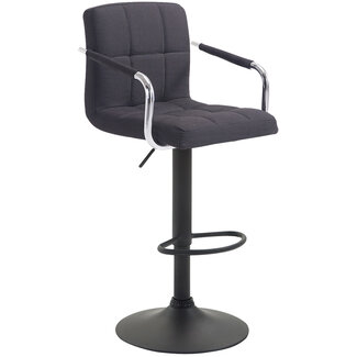CLP Barhocker Lucy V2 Stoff schwarz