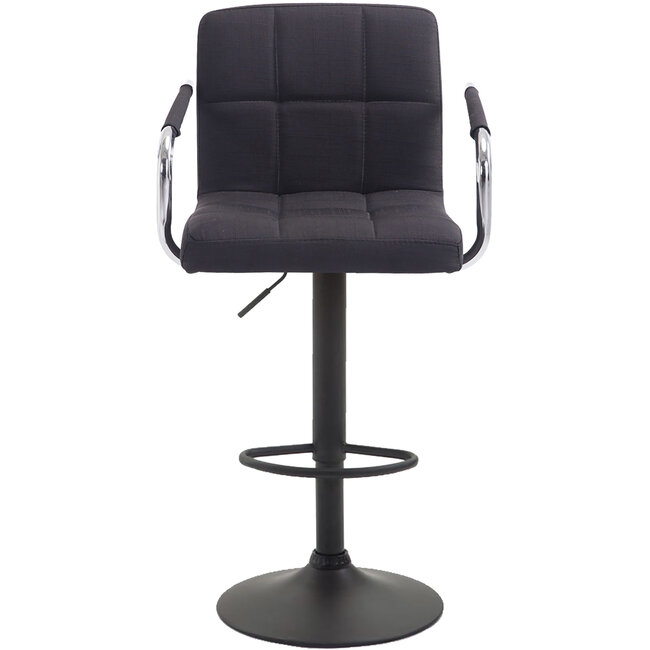 Barhocker Lucy V2 Stoff schwarz