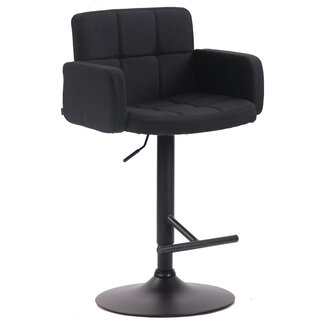CLP Barhocker Los Angeles, Stoff schwarz CLP Barhocker Los Angeles, Stoff schwarz
