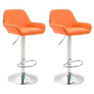 CLP 2er Set Barhocker Braga Kunstleder