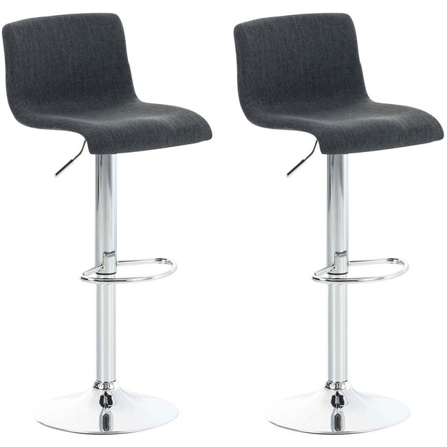 2er Set Barhocker Hoover Stoff