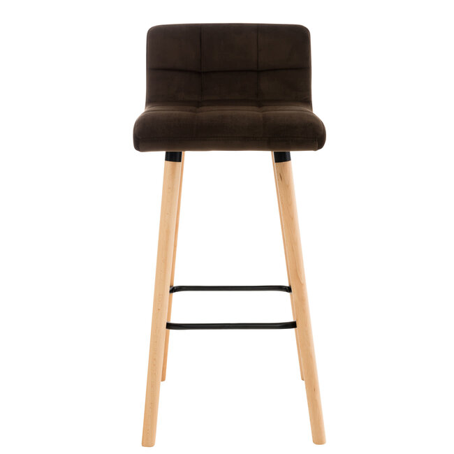 2er Set Barhocker Lincoln Samt