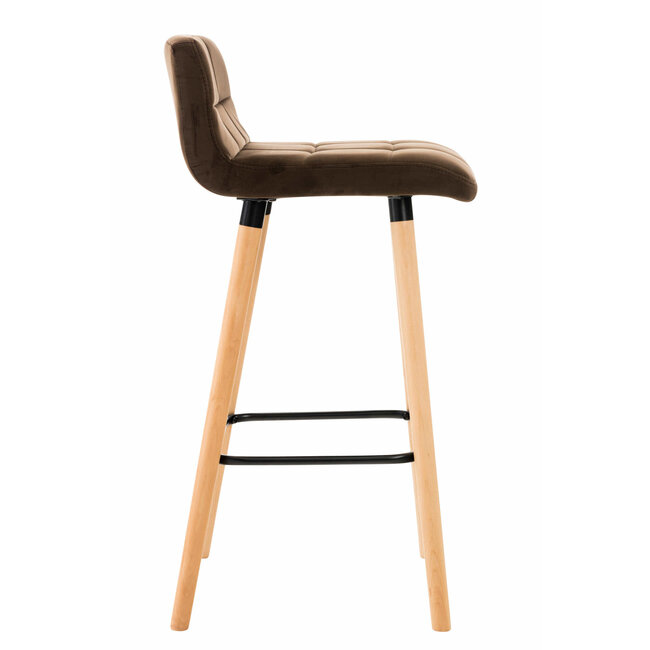 2er Set Barhocker Lincoln Samt