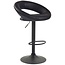 2er Set Barhocker Olinda Kunstleder schwarz