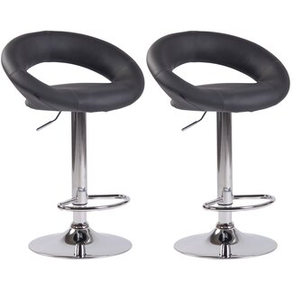 CLP 2er Set Barhocker Olinda Kunstleder