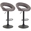 2er Set Barhocker Olinda Stoff