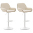 2er Set Barhocker Braga Kunstleder