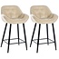 2er Set Barhocker Gibson Stoff