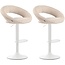 2er Set Barhocker Olinda Stoff