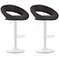 2er Set Barhocker Olinda Stoff