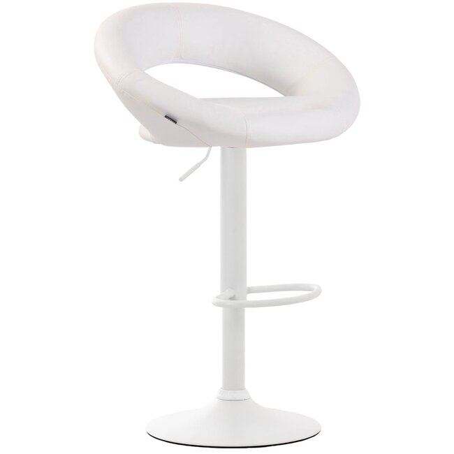 2er Set Barhocker Olinda Kunstleder weiß