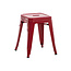 4er Set Hocker Armin Rot