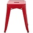 4er Set Hocker Armin Rot