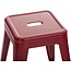 4er Set Hocker Armin Rot