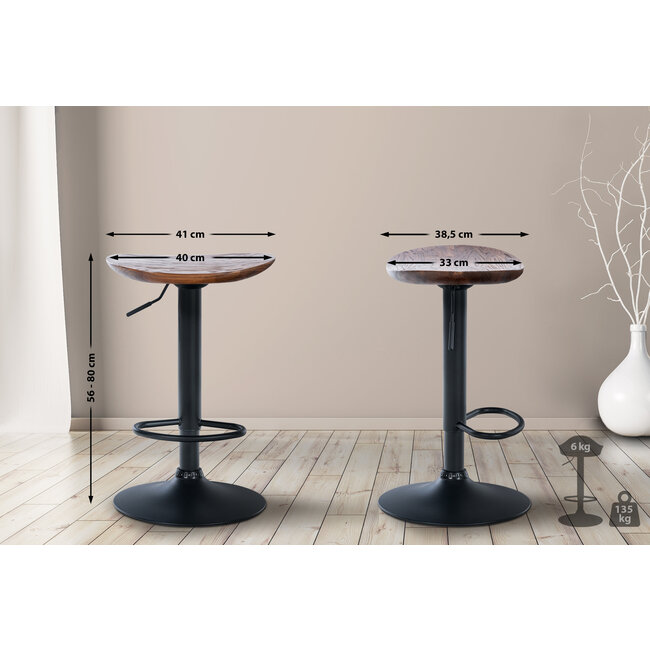 2er Set Barhocker Skelde