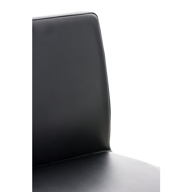 Barhocker Cadiz Kunstleder schwarz