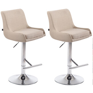 CLP 2er Set Barhocker Club Stoff