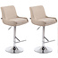 2er Set Barhocker Club Stoff