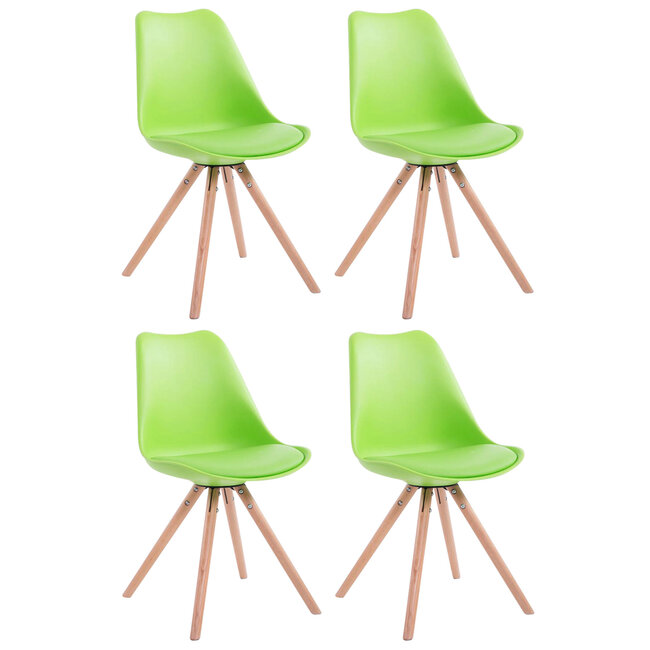 4er Set Stühle Toulouse Kunststoff
