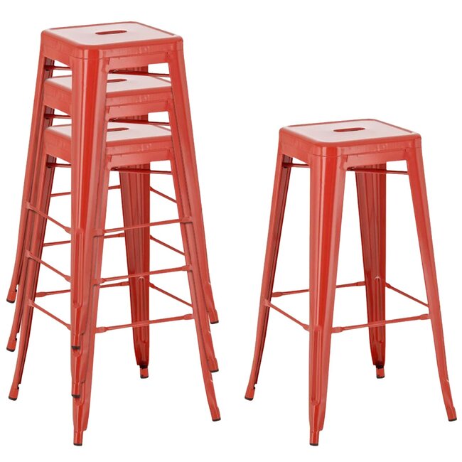 4er Set Barhocker Metuall