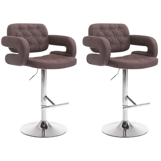 2er Set Barhocker Dublin Stoff
