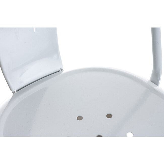 4er Set Stapelstuhl Benedikt Weiß