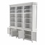 Dreifach-Bay Hutch Kabinett