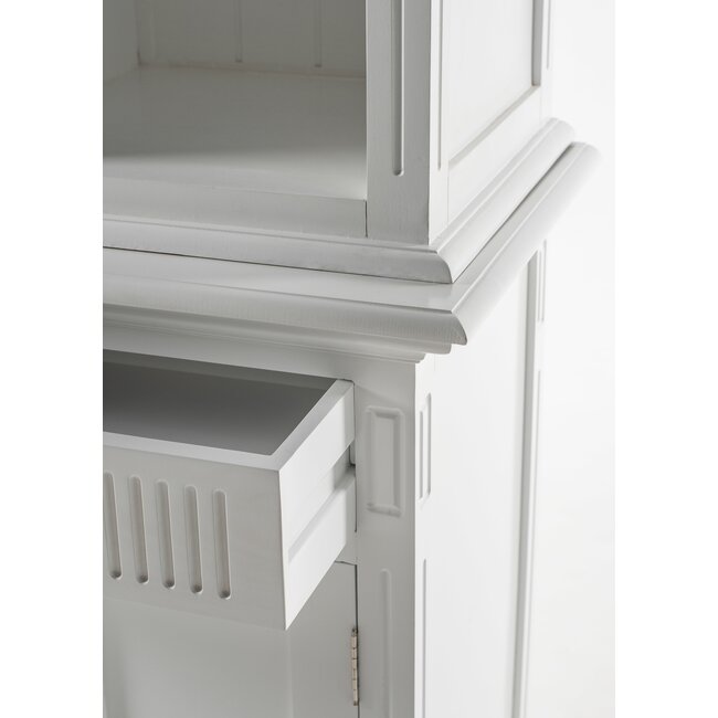 Küche Vitrinenschrank mit 5 Türen und 3 Schubladen