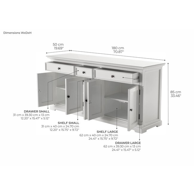 Buffetschrank mit 5 Türen