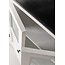Buffetschrank Provence – Weiß & Schwarz, mit 4 Glastüren