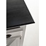 Sideboard Provence – Weiß und Schwarz, Shaker-Stil mit 3 Schubladen