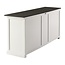 XXL Buffet-Sideboard Provence – Weiß und Schwarz