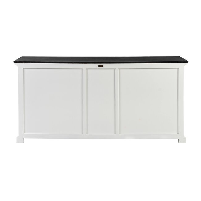 XXL Buffet-Sideboard Provence – Weiß und Schwarz
