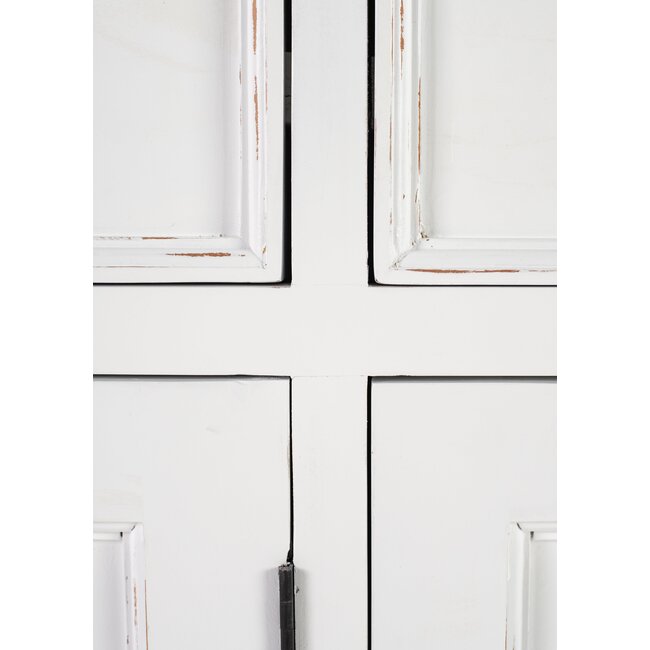 Halifax Accent Sideboard XXL – Landhaus-Eleganz in Weiß & Braun