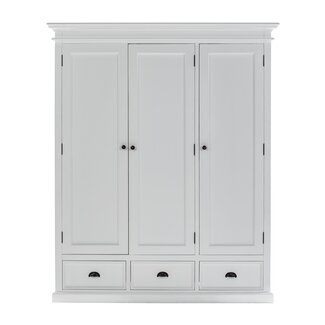 NovaSolo Halifax Kleiderschrank – Dreitüriger Landhau