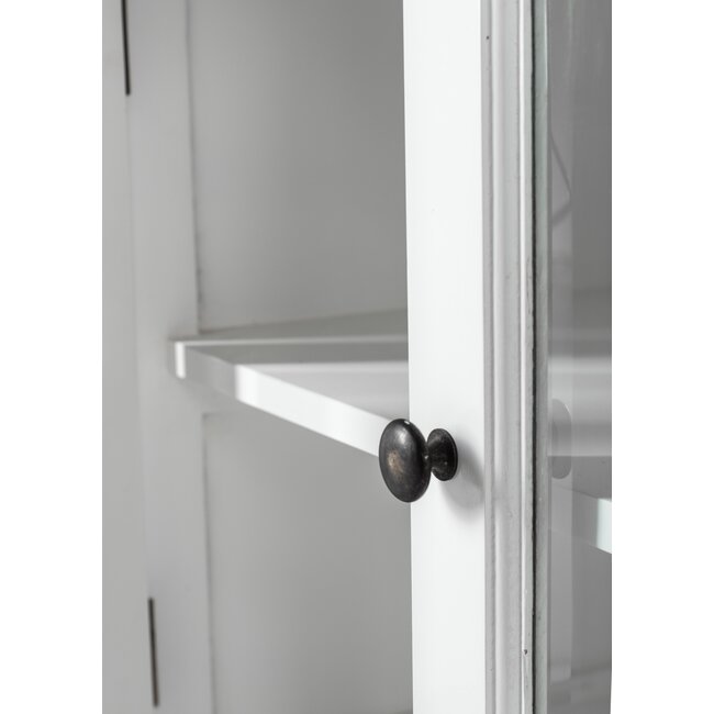 Buffet mit 4 Glastüren 3 Schubladen - mit Glastüren & Landhaus-Charme