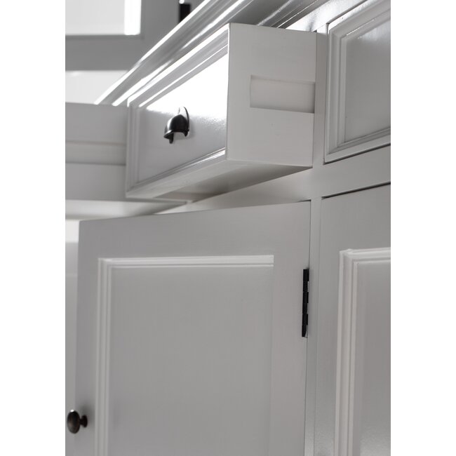 Bücherschrank mit 4 Glastüren