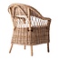 Monarch-Stuhl – Handgewebte Eleganz aus Natur-Rattan