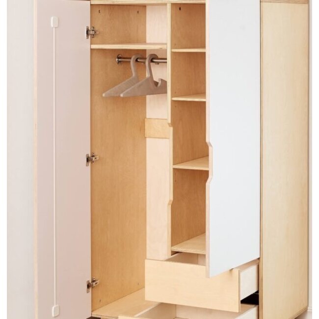 Kleiderschrank INU 2 Türen