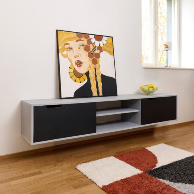 TV-Wand Schrank NOBLE mit Schiebetüren