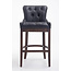 Barhocker Lakewood Echtleder schwarz