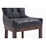 Barhocker Lakewood Echtleder schwarz