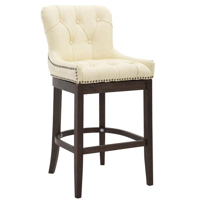 Barhocker Lakewood Echtleder creme