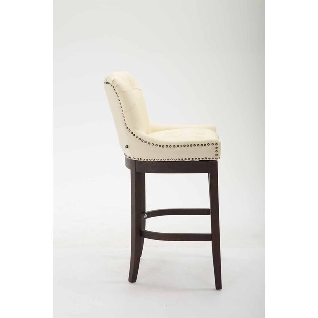 Barhocker Lakewood Echtleder creme
