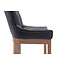 Barhocker Lakewood Echtleder schwarz