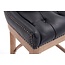 Barhocker Lakewood Echtleder schwarz