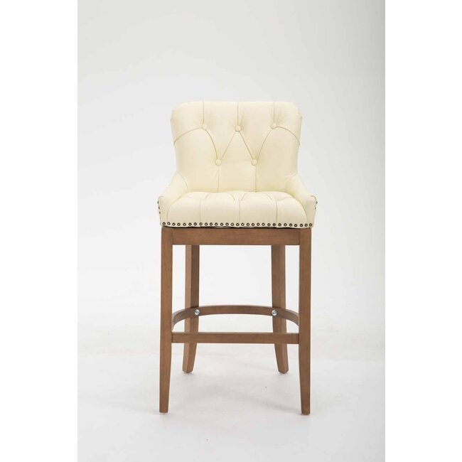 Barhocker Lakewood Echtleder creme