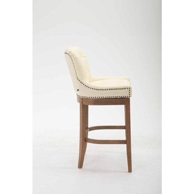 Barhocker Lakewood Echtleder creme