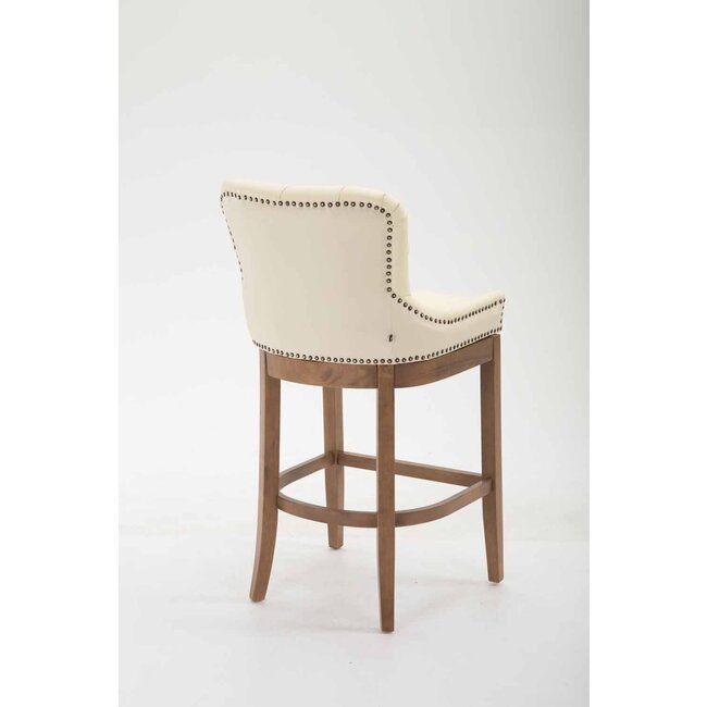 Barhocker Lakewood Echtleder creme
